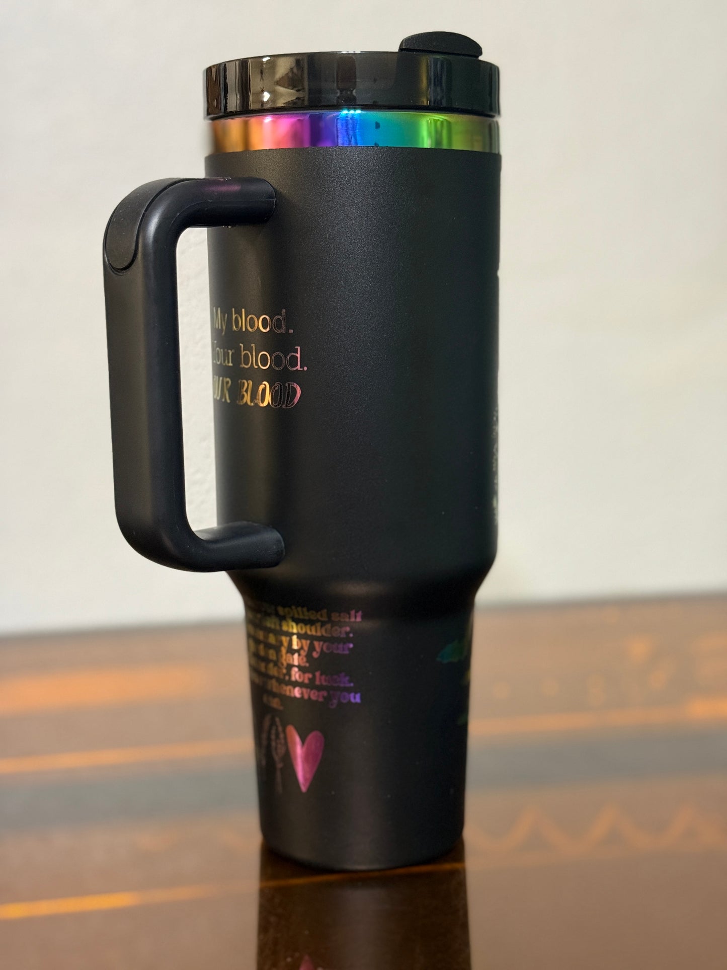 Midnight Margaritas Cup | Practical Magic Tumbler | 40 oz Laser Engraved Cup | Witchy Kitchen Gift | Halloween Tumbler